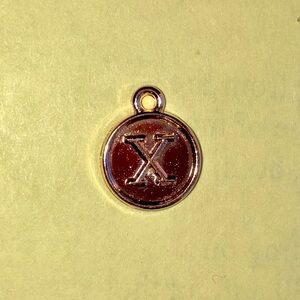 “X” Charm jewelry making Necklace bracelet ring baubles keychain ID tag lanyard